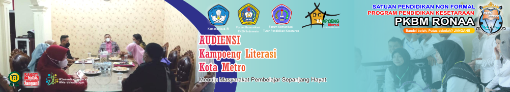 Tim Pelaksana Program Kampoeng Literasi audiensi di Kantor Dinas Wakil Walikota Metro