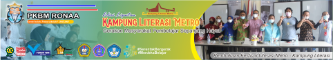 PKBM Ronaa Metro melalui Program Kampung Literasi Metro menyelenggarakan Festival Literasi