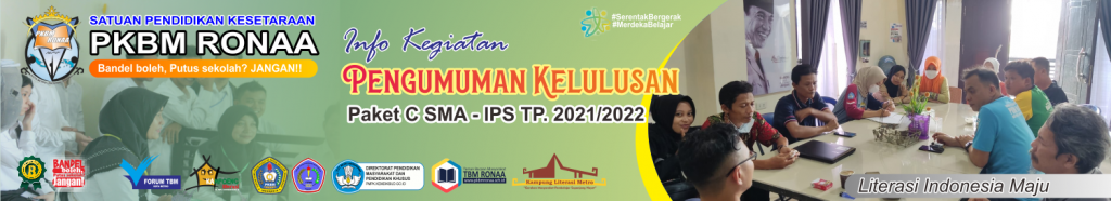 Pengumuman Kelulusan Paket C SMA – IPS, Tahun Pelajaran 2021/2022