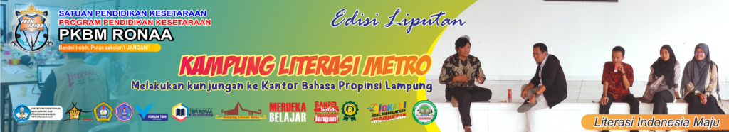 Kampung Literasi Metro Kunjungi Kantor Bahasa Provinsi Lampung