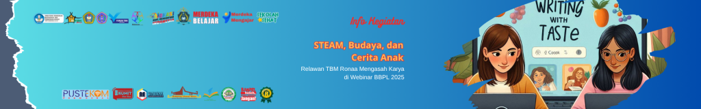 Relawan TBM Ronaa Ikuti Webinar Nasional Penulisan Cerita Anak Dwibahasa